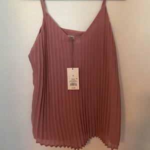 Pink Spaghetti Strap Blouse